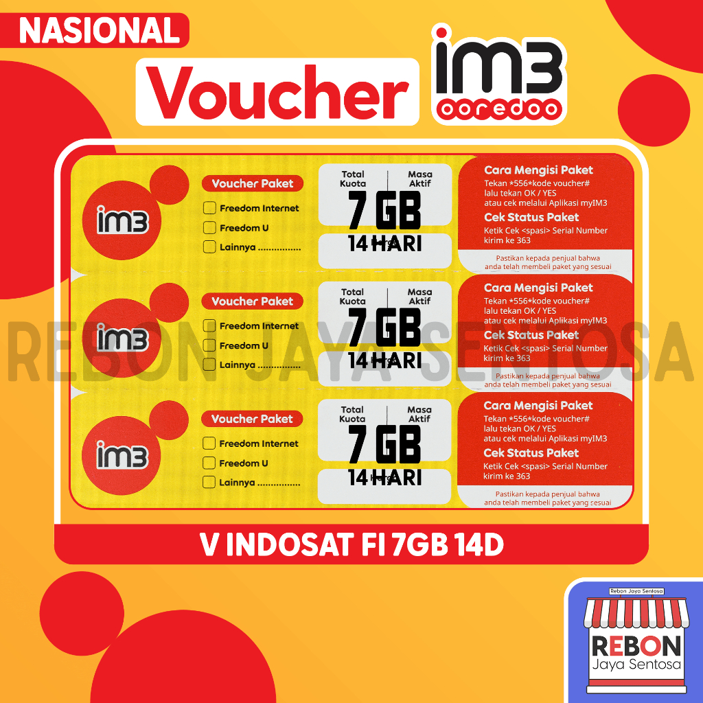 V Indosat FI 7Gb 14D