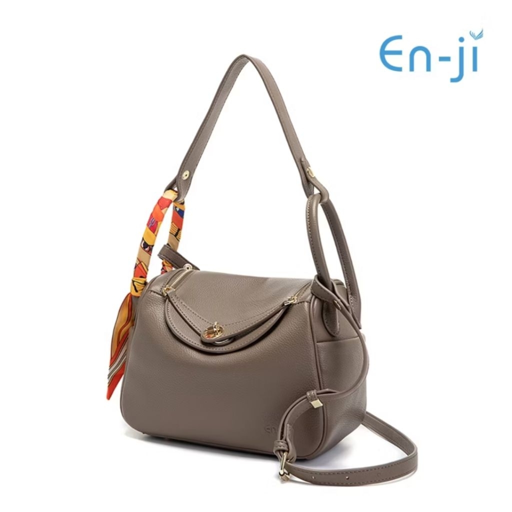 Tas Selempang Wanita Enji Jiyol Taupe
