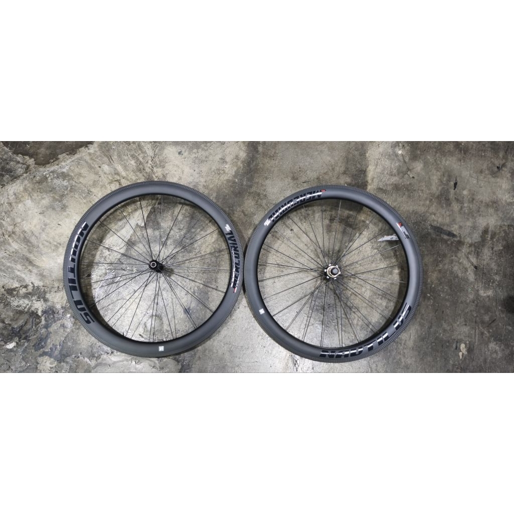 WHEELSET NAUTILUS MERCURIAL 700C CARBON PROFILE 50 UNTUK ROADBIKE DISC BRAKE DAN ROADBIKE
