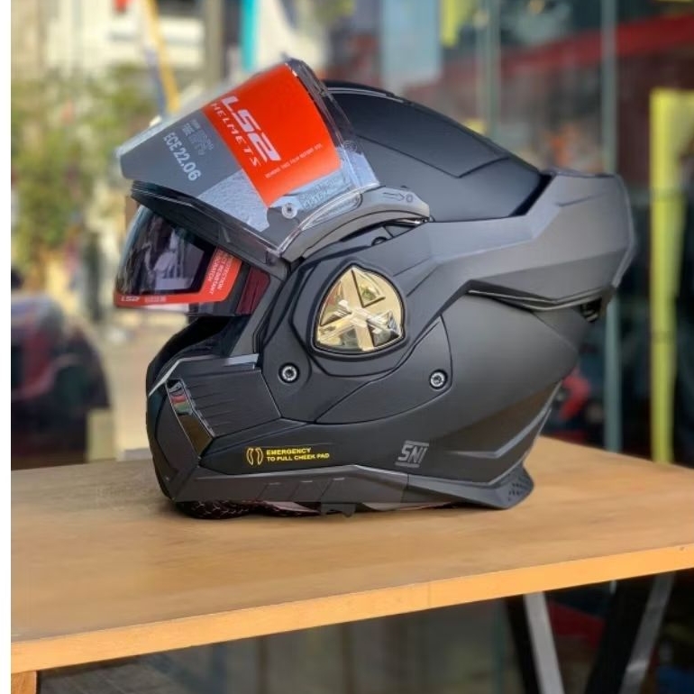 HELM LS2 ADVANT MODULAR MATT BLACK ORIGINAL