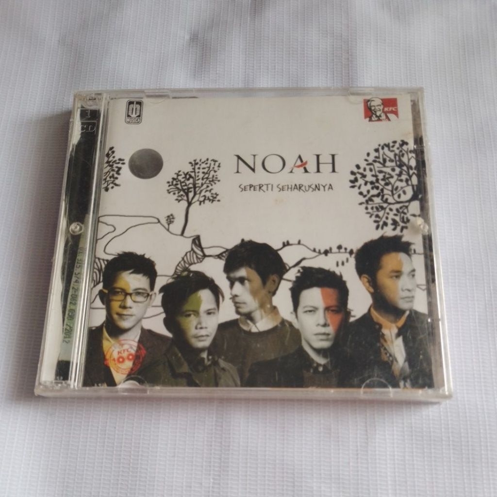 kaset cd audio lagu noah seperti seharusnya (baru)