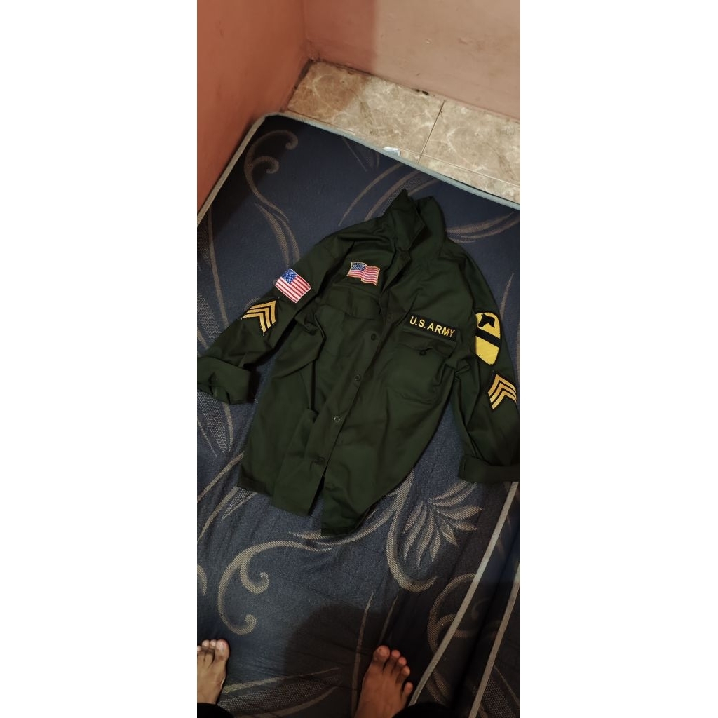 Kemeja Vintage Us Army