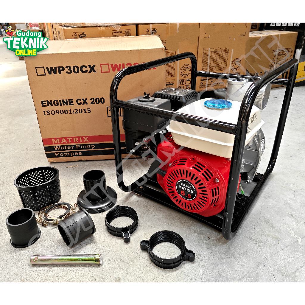Waterpump 2" 3" MATRIX WP20CX WP30CX WI30CX 4 Tak Bensin / Pompa Sedot Air Irigrasi Sawah Alkon 2 3 