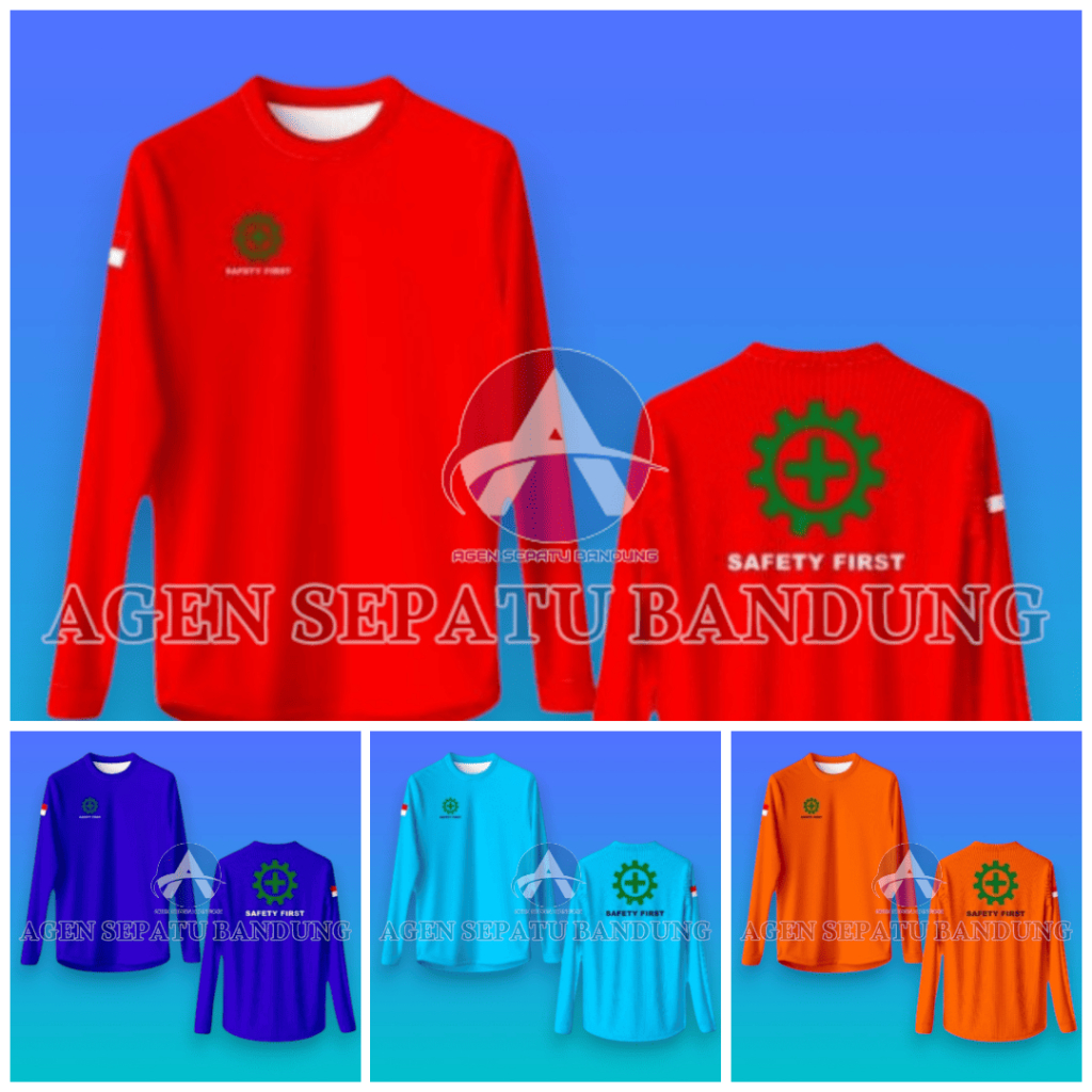 KAOS SAFETY WANGKI SAFETY LENGAN PANJANG SERAGAM SAFETY