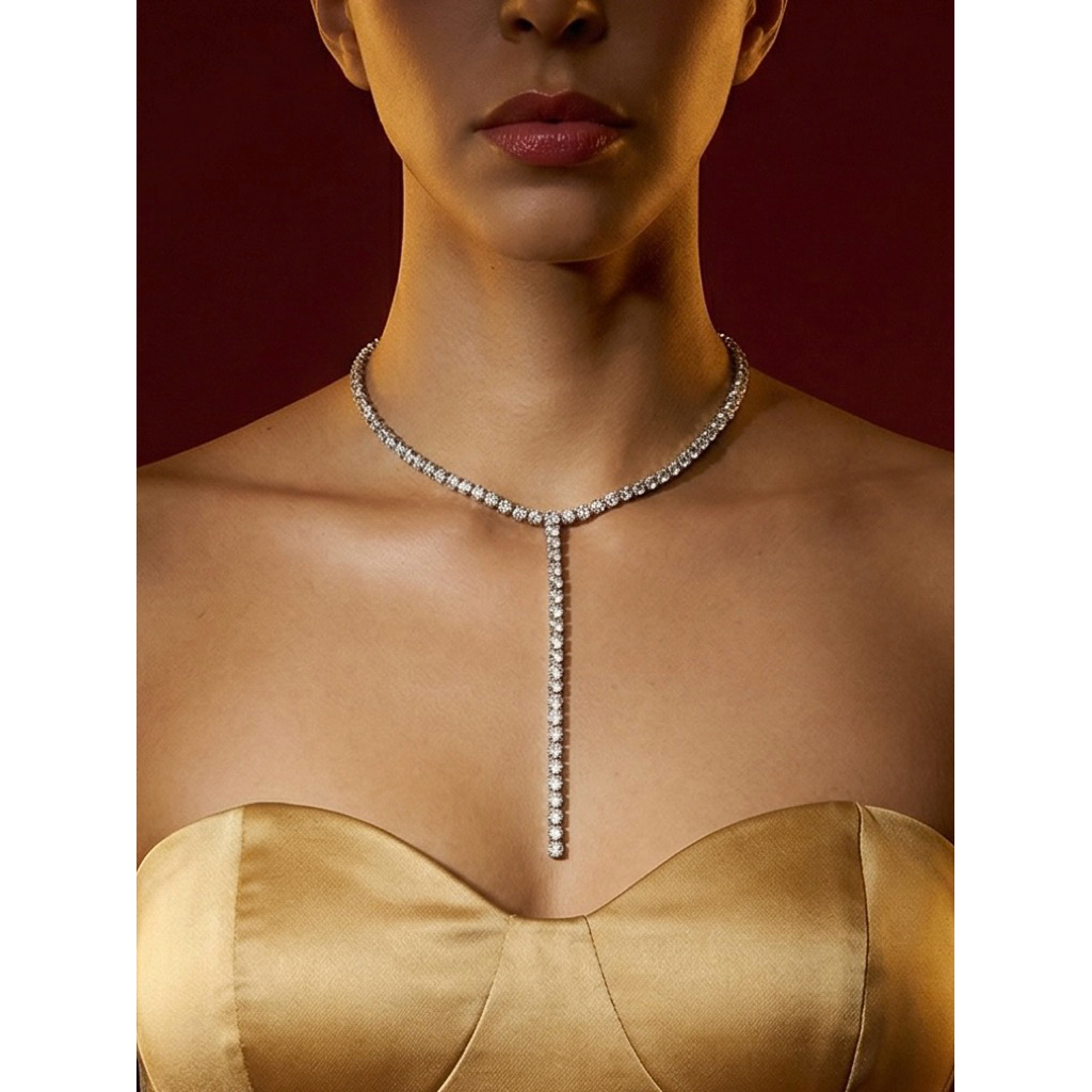 Amuléie - Corvélia Zircon Tennis Necklace