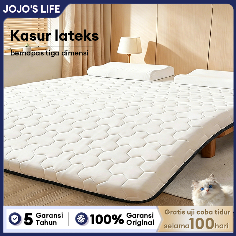 Kasur Lipat Premium Busa Latex Matras Lantai Ukuran King 180x200cm Tebal Dan Nyaman Langsung Tidur