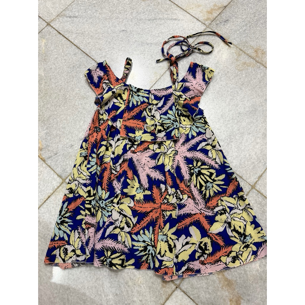Baju Wanita Dress Bunga Sabrina tali