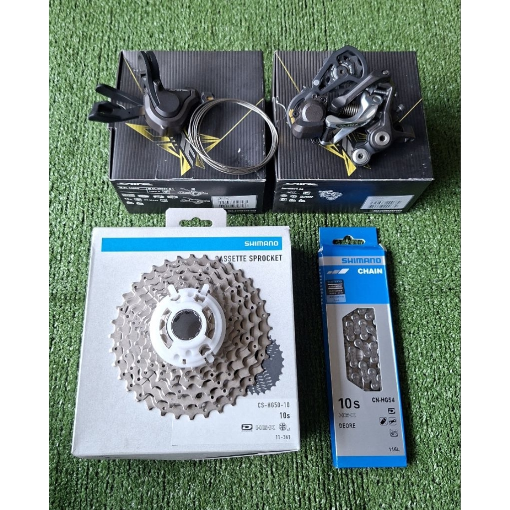 Groupset Mini SHIMANO SAINT M8020 For SHIMANO DEORE 1x10 Speed Shifter RD Sprocket Rantai Japan Orig