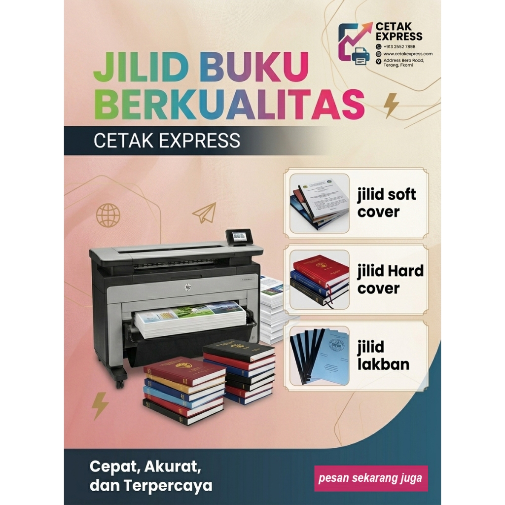 JILID SOFT COVER, JILID HARD COVER, JILID LAKBAN, DLL