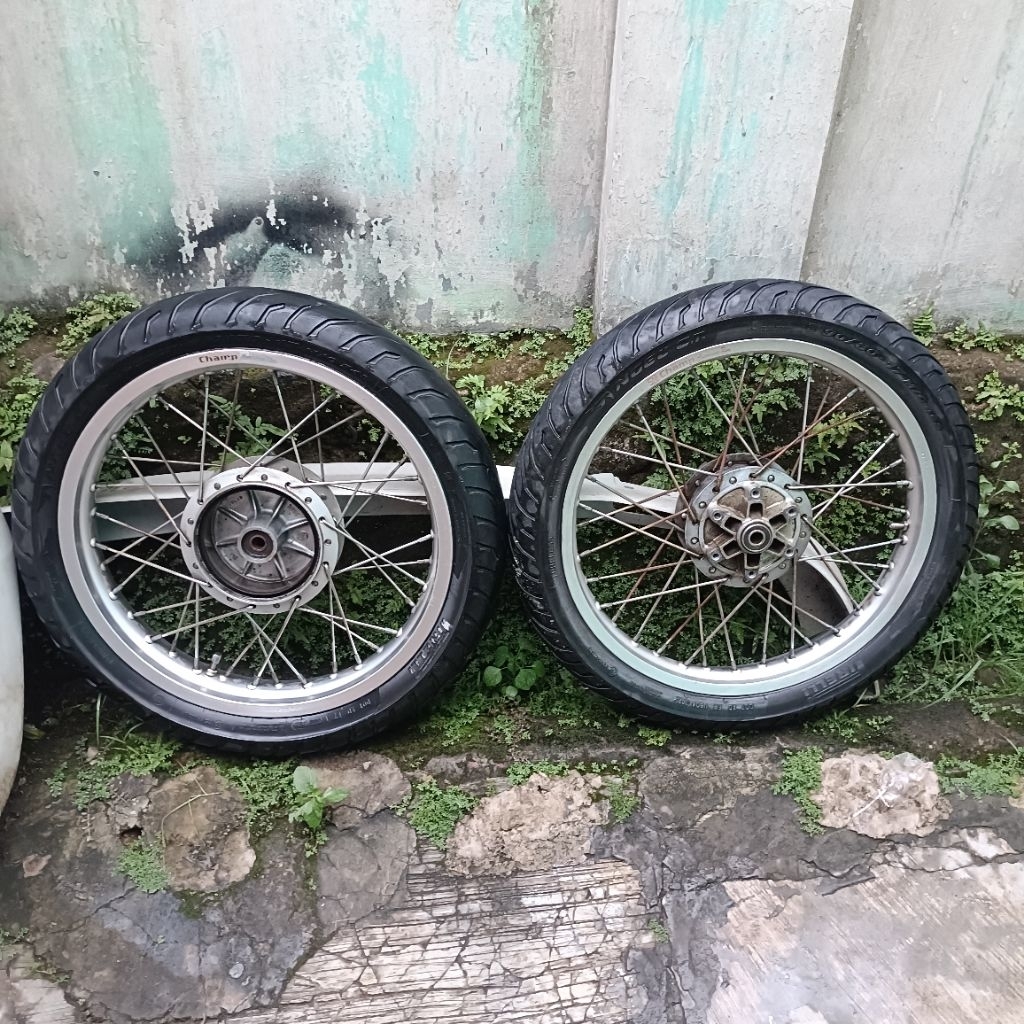 velg jari jari set R17 tapak lebar yamaha scorpio