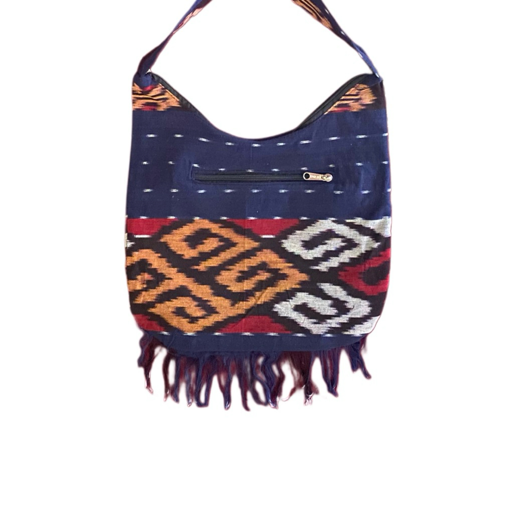 Tas Selempang Besar Tenun Etnik Troso Jepara Grosir Motif Toraja Lombok NTT