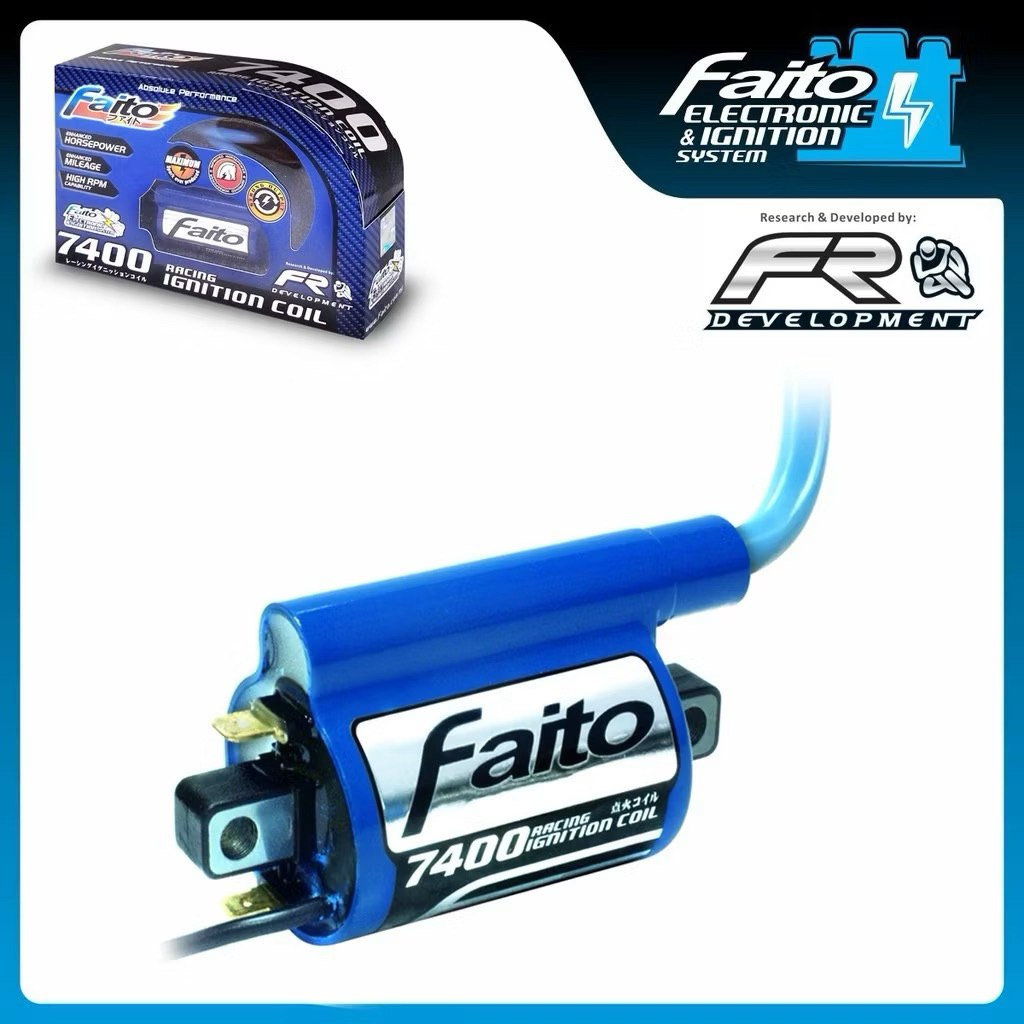 KOIL COIL IGNITION COIL KUIL FAITO 7400 ORIGINAL FAITO RACING UNIVERSALL ALL MOTOR KARBURATOR
