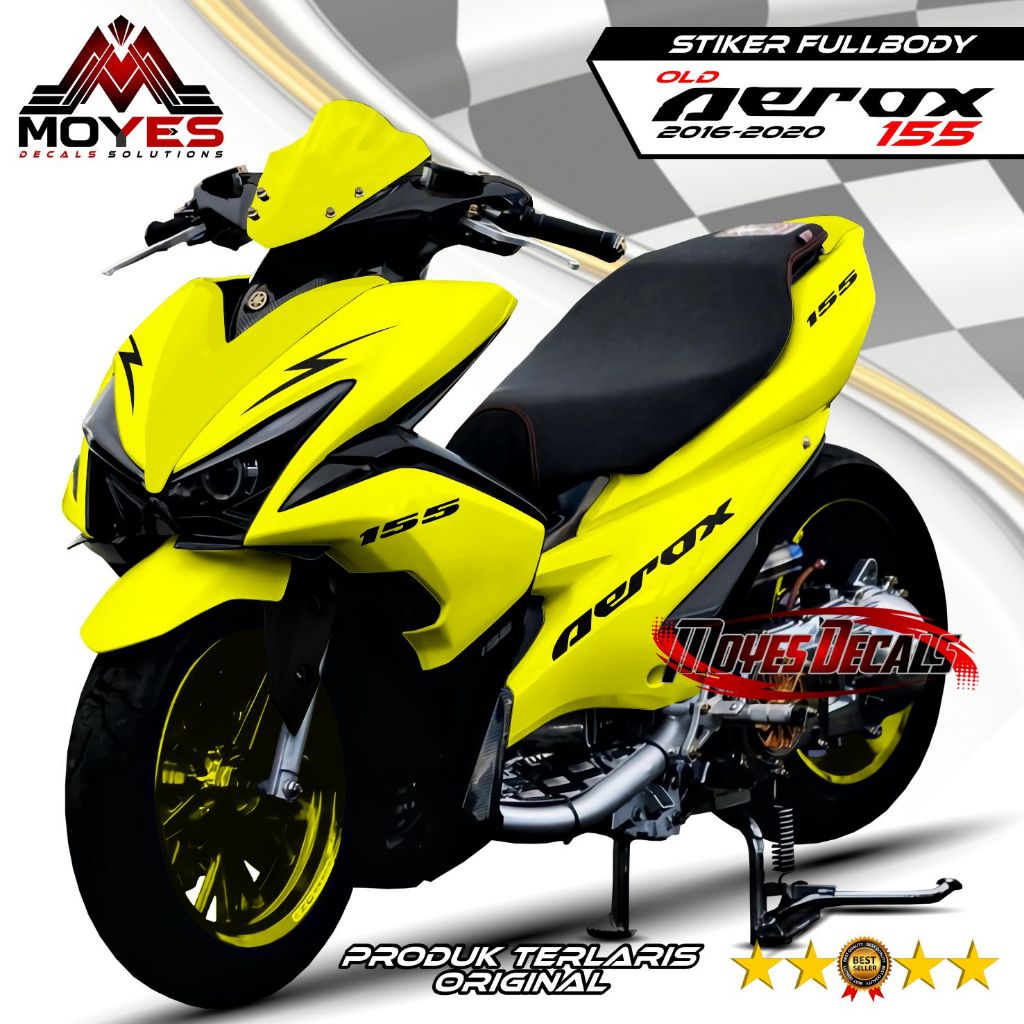 decal Sticker - Variasi Motor Yamaha Aerox 155 Old Fullbody Aerox 155 Lama Terlaris Desain NVX