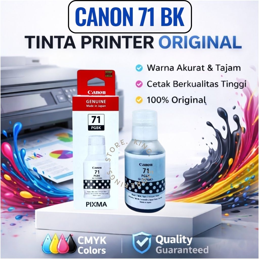 Tinta Printer Canon GI 71G1730 G2730 G3730 G4770