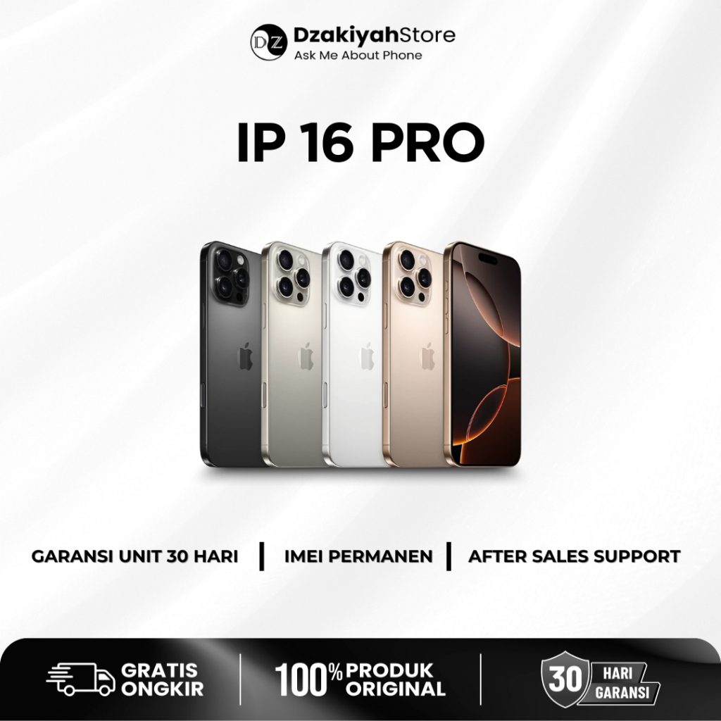 [Dzakiyah Store] Iphone 16 Pro Ex Garansi Resmi *BERGARANSI*