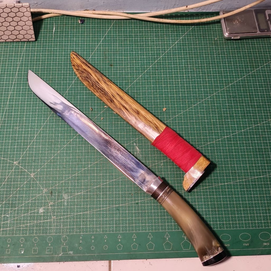 Pisau Sembelihan Bowie bahan Baja Caldie