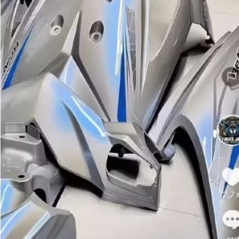 CAT PU SILVER LEMBAYUNG BIRU | CAT MOTOR | CAT MOBIL | CAT AUTOGLOW | CAT AUTOMOTIF |
