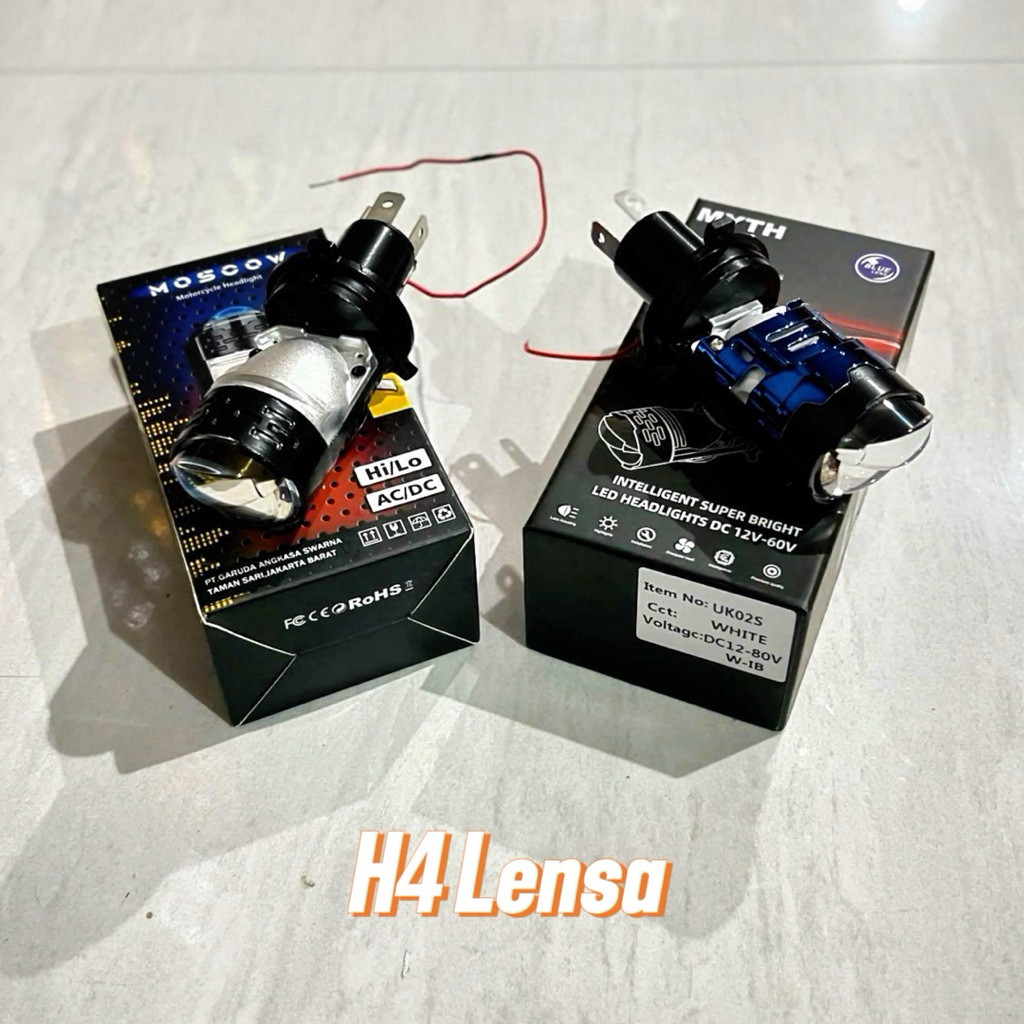 Headlamp Led Lensa Mini Proji H4 Moscow MUTH