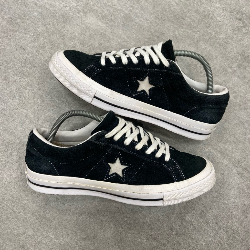 [Size 41] Rare Converse One Star OX Suede Low Black White 2020 (158369C) Second Original Kondisi Mul