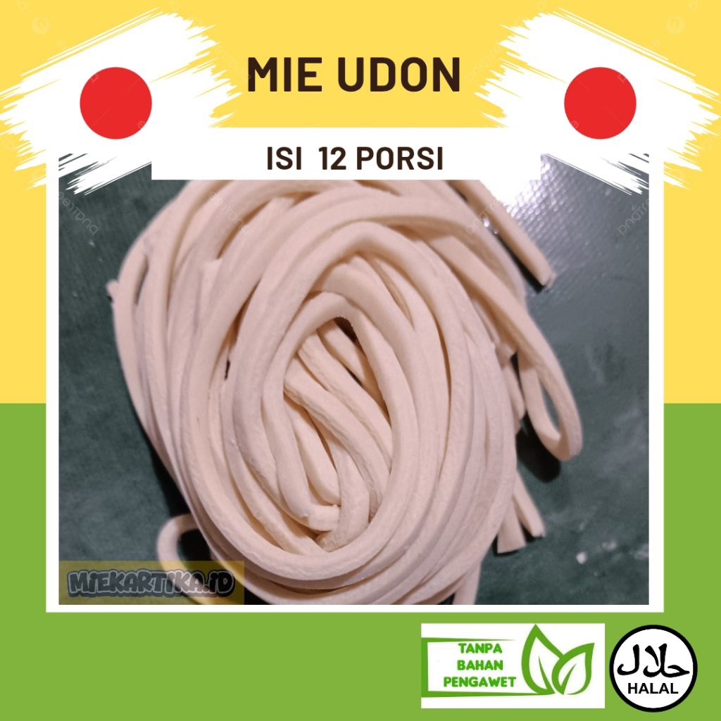 Mie Udon Mentah isi 12 Porsi/Gulung, Resto Udon.