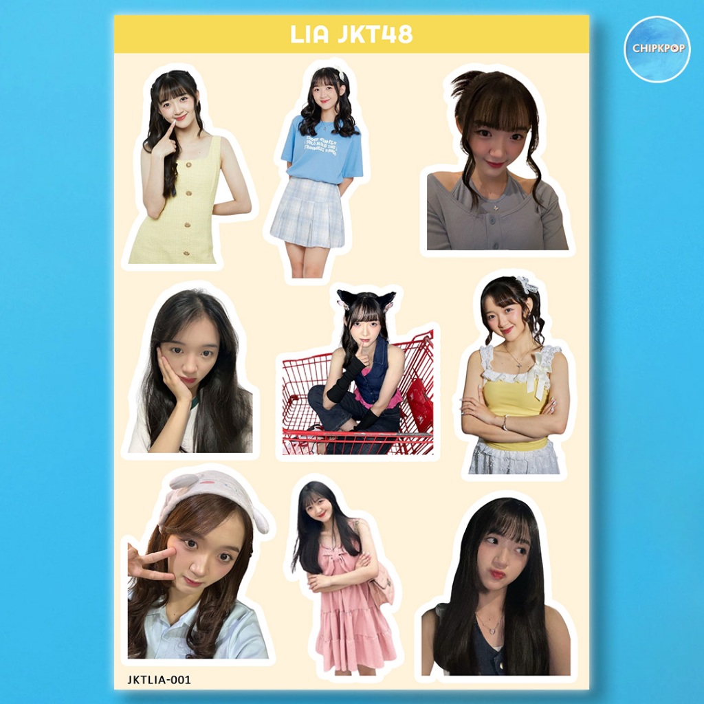 LIA STIKER JKT 48 I STIKER JKT 48 I JKT 48 NEW ERA I STIKER LIA JKT48 I STIKER HOLOGRAM JKT48