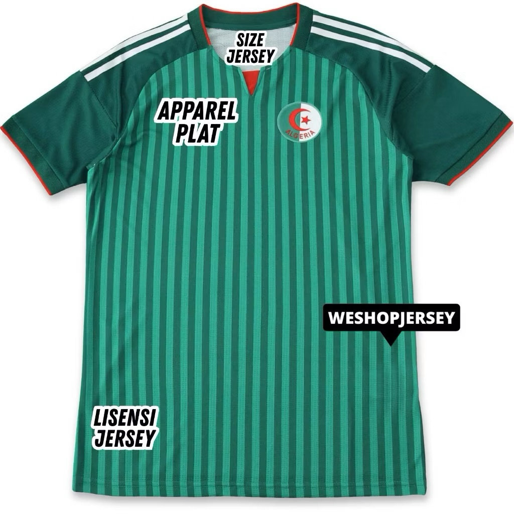 Jersey Piala Dunia Algeria Home 2026 , Jersey Bola Terbaru High Quality