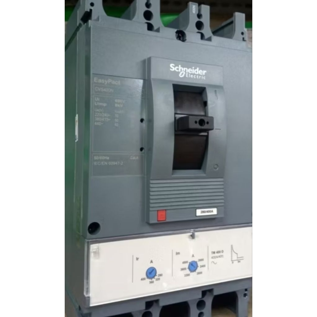 MCCB CVS 400F sama 630F 3Pole breaker 400a sm 630a barang original
