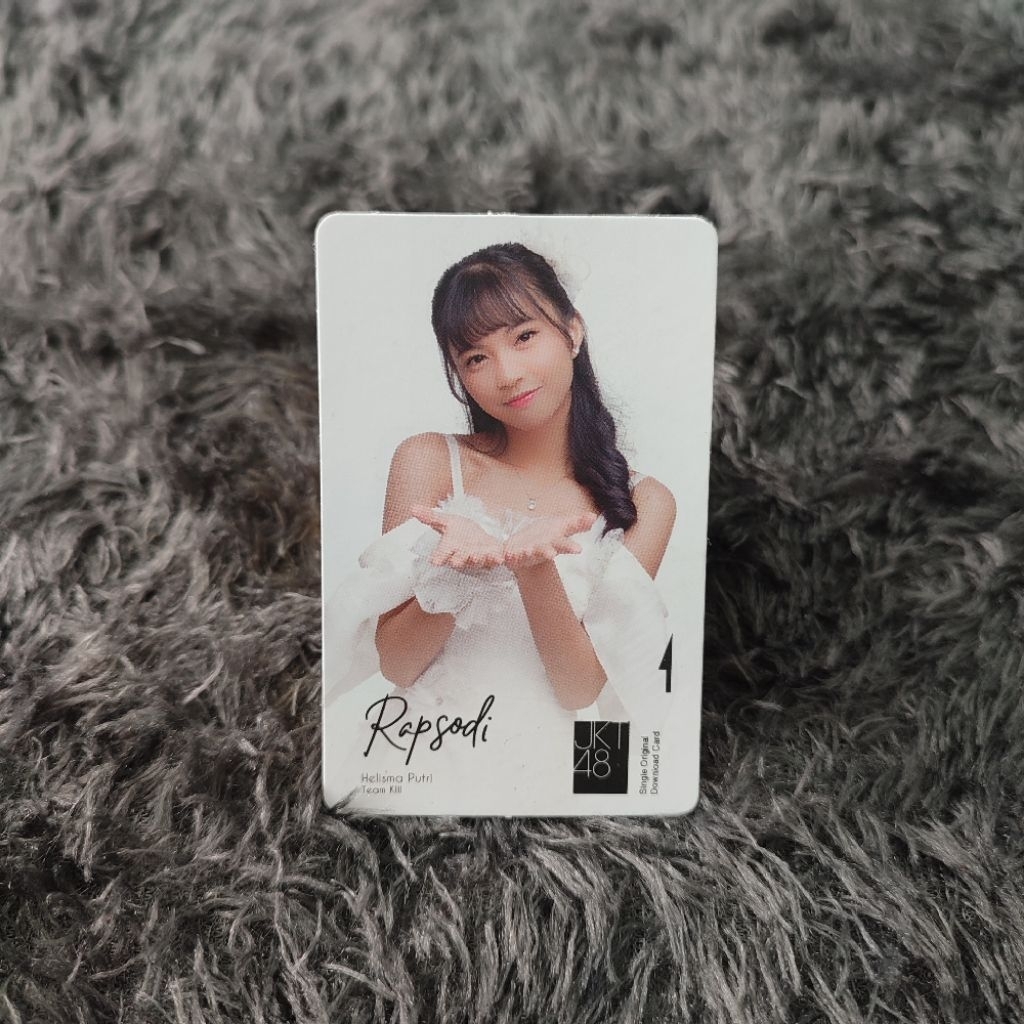 music card JKT48 helisma rapsodi official