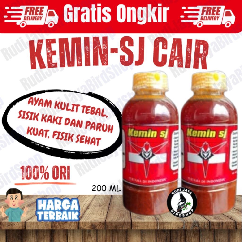 KEMIN SJ BESAR KEMIN CAIR SALAM JAGO KEMIN MENEBALKAN MENGERASKAN KULIT KAKI AYAM MEMERAHKAN AYAM