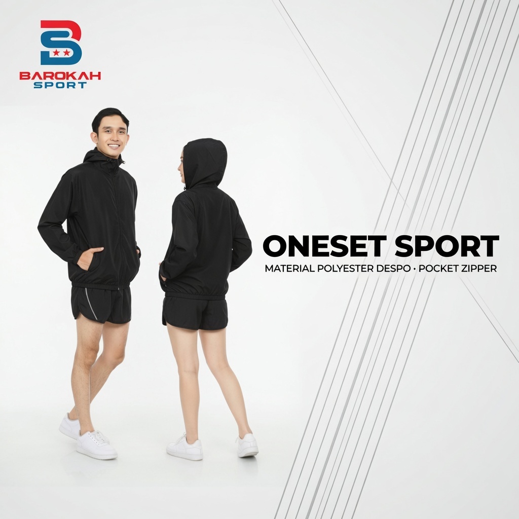 oneset jaket celana olahraga parasut jaket sauna suit running setelan olahraga parasut jaket celana 