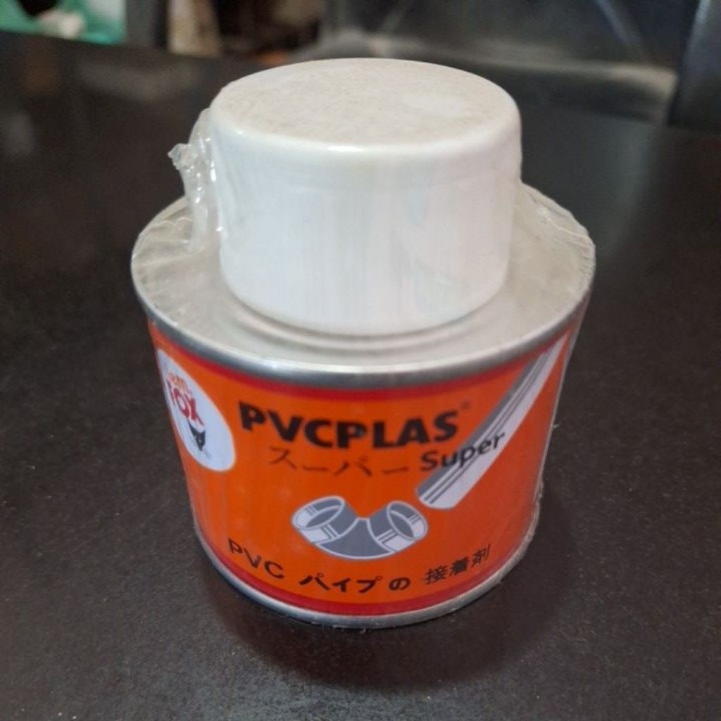 Lem PVCPLAS, Lem Pipa Kaleng Fox 100 g