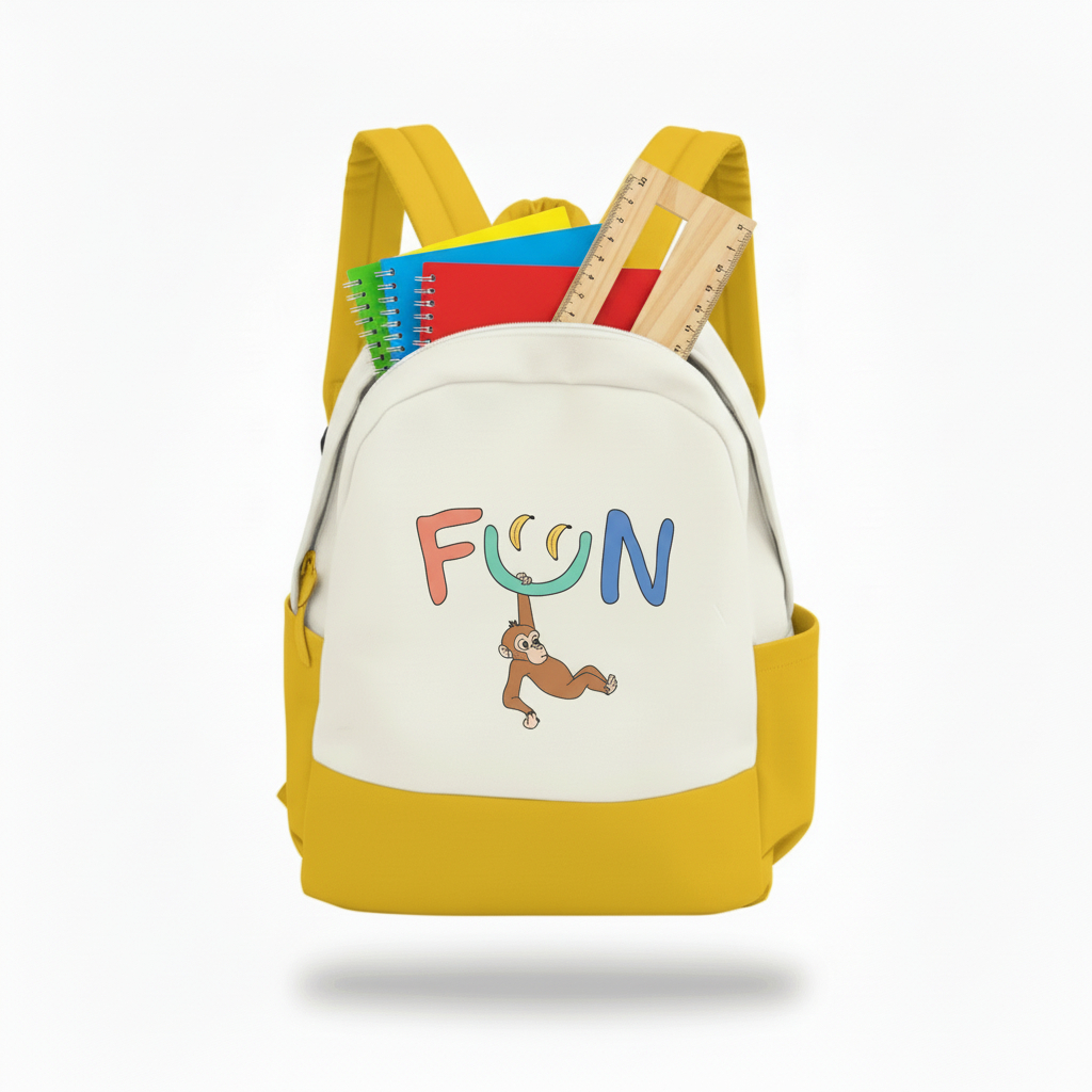 Tas Ransel Sekolah Anak Motif Monyet Lucu Monkey