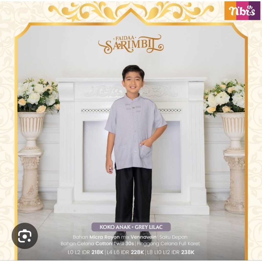 Faidaa Koko Anak Grey Lilac