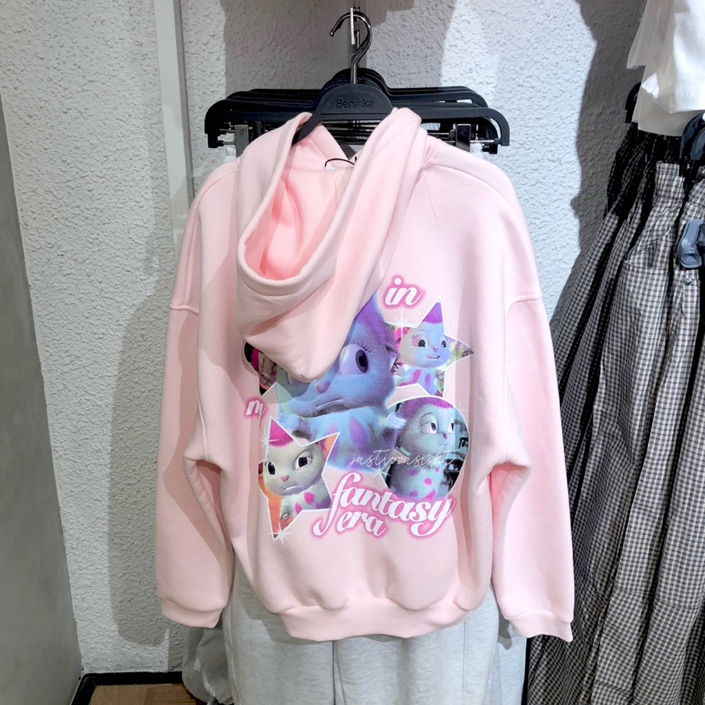 Jastip Bershka  Hoodie Barbie