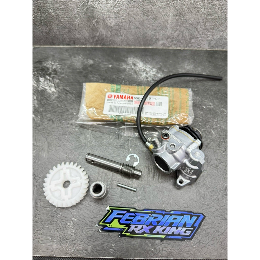 POMPA OLI RX KING LAMA ORIGINAL YAMAHA BARU SET AS POMPA