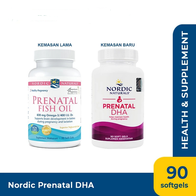 Nordic Naturals Prenatal DHA Fish Oil 90 Softgel