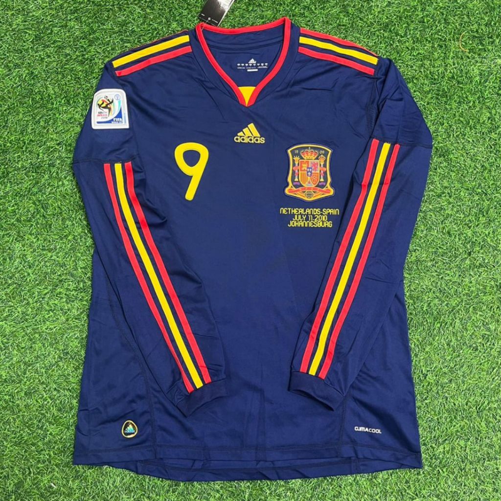 Jersey Spanyol Away 2010 Longsleeve