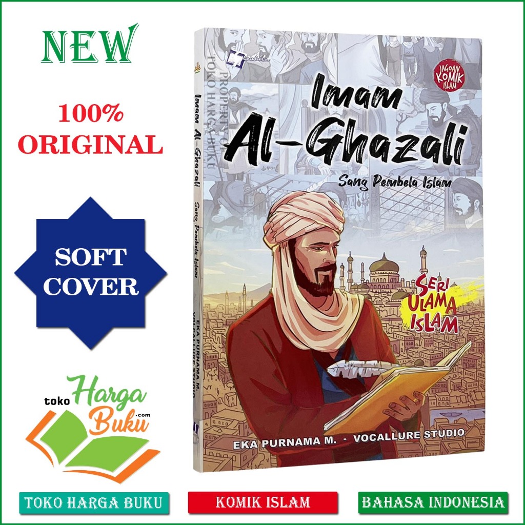 Foto Komik Imam Al-Ghazali Sang Pembela Islam FULL COLOR Seri Ulama Buku Anak Al Ghazali Salsabila - Pustaka Al Kautsar