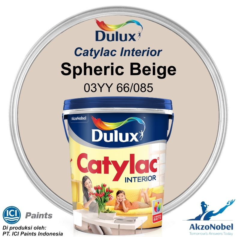 CAT DULUX CATYLAC INTERIOR 25 KG - SPHERIC BEIGE 03YY 66/085