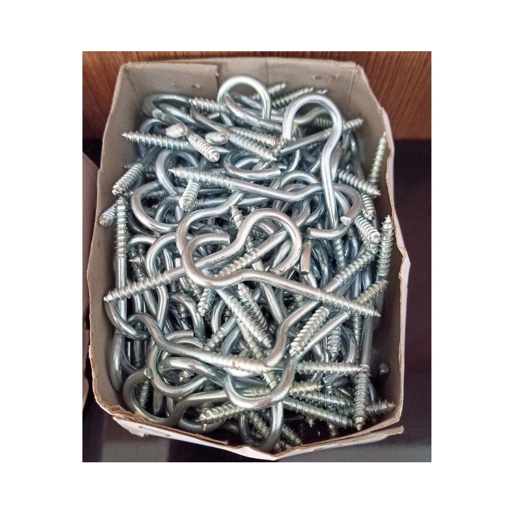 [promo] PAKU ULIR SCREW HOOK 1 PCS PAKU PLAFON KAPSTOK HAK BUKA GANTUNG SANGKAR BURUNG / POT BUNGA