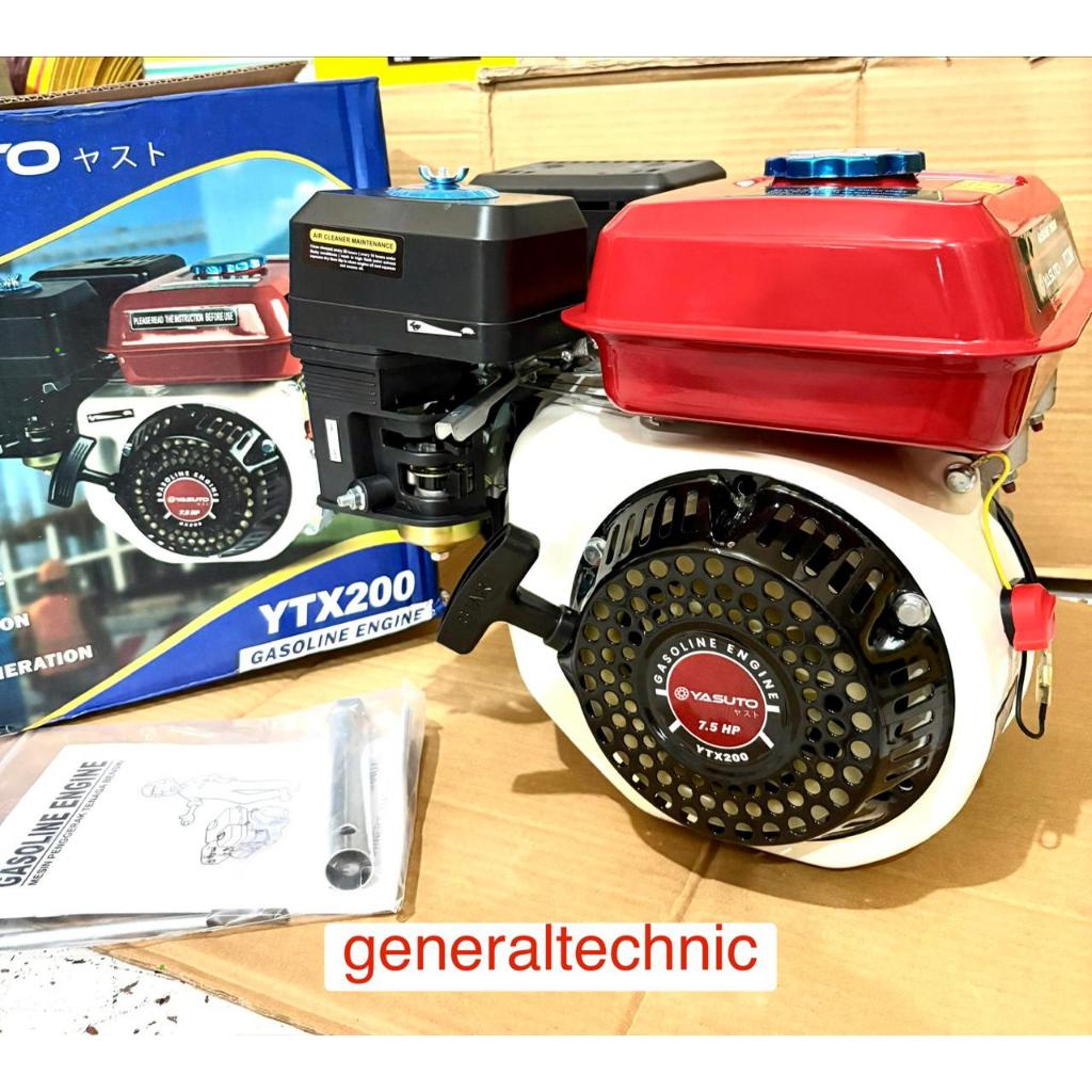 Mesin Penggerak GX200 Yasuto Engine GX200 Yasuto YTX200 Yasuto GX200 7,5HP Mesin 4Tak