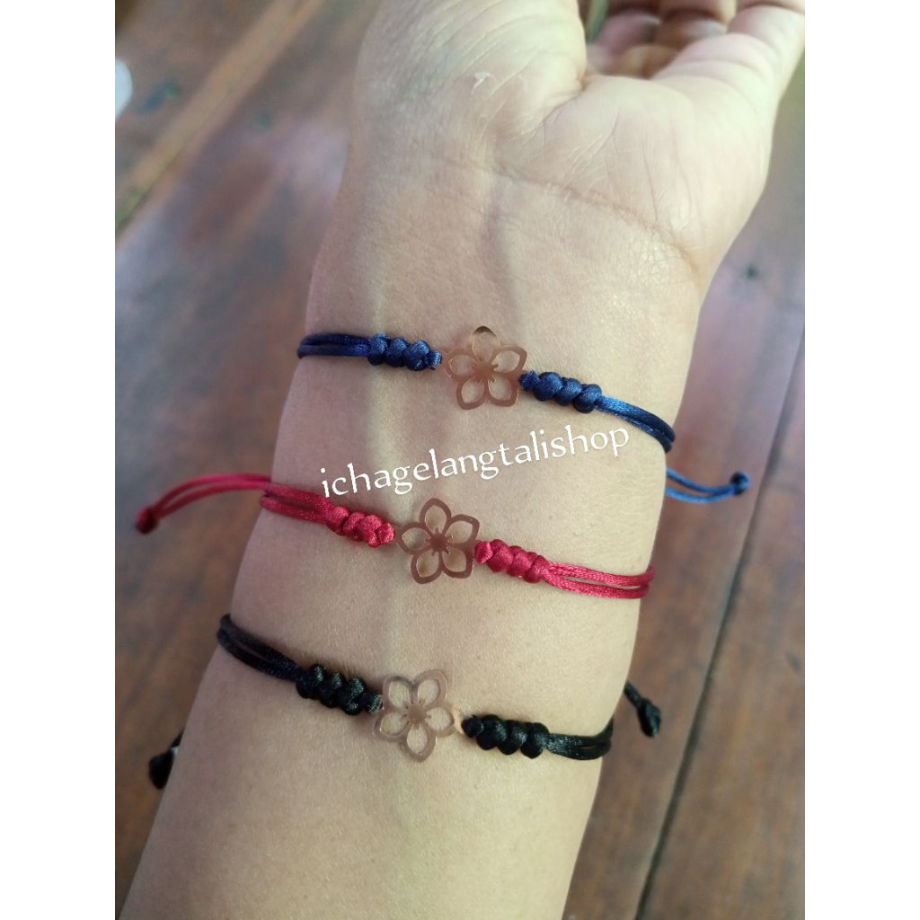 gelang tali bunga 0,1 gram semar jawa