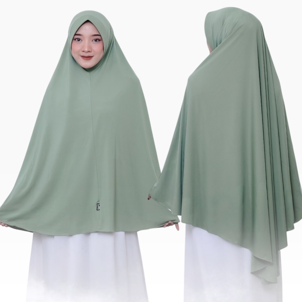 Kerudung Bergo CHR JUMBO Hijab Instan Daily CHR Bahan Jersey Super Original Adem Jatuh Menutup Dada