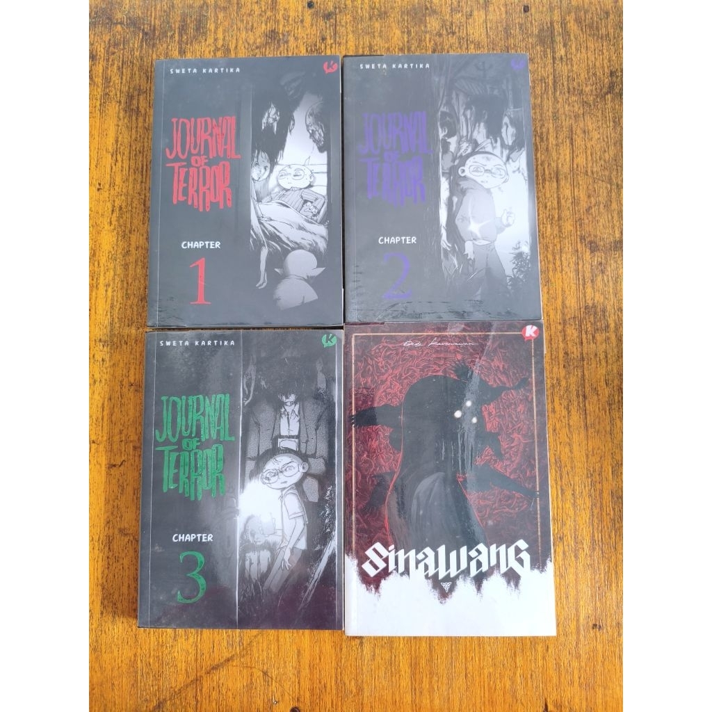 komik journal of teror 1-3, sinawang