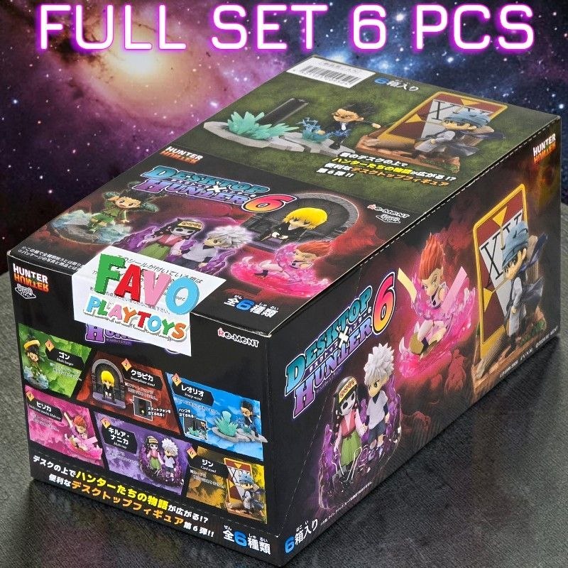 RE-MENT DesQ Hunter x Hunter Desktop Hunter 6 Series - FULL SET 6 PCS Blind Box Figure Rement