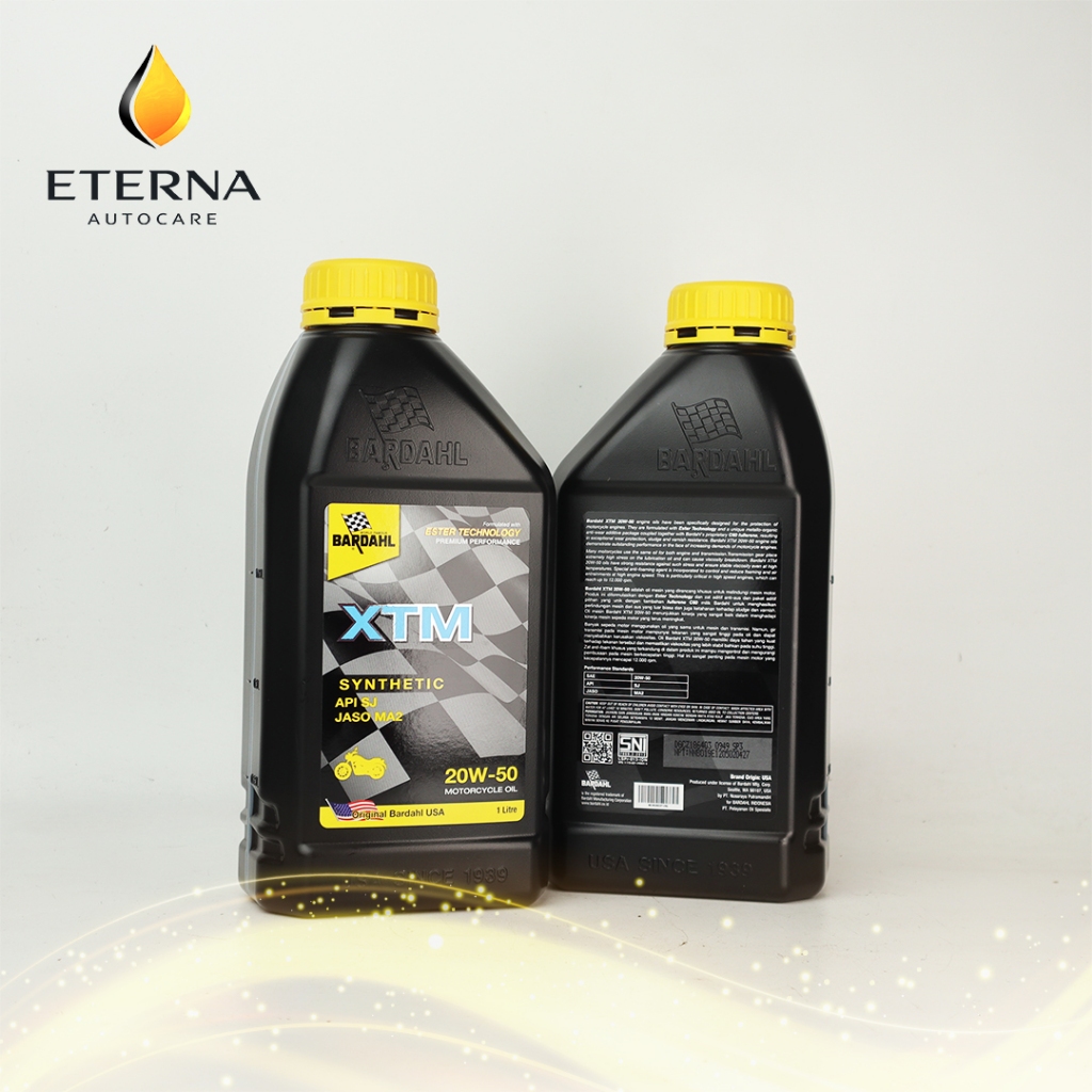 Bardahl XTM 20W-50 SYNTHETIC ESTER - Oli Sepeda Motor