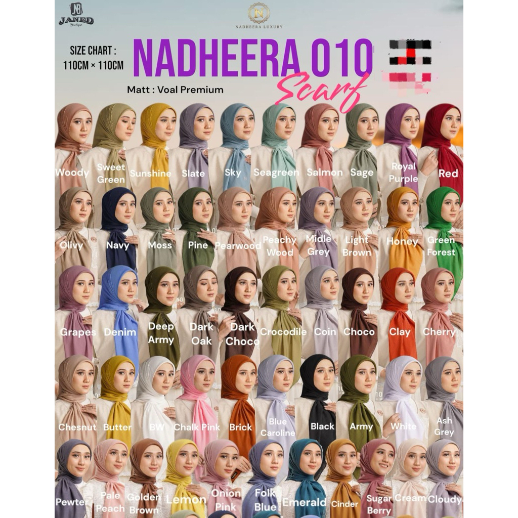 SCARF NADHEERA ND010