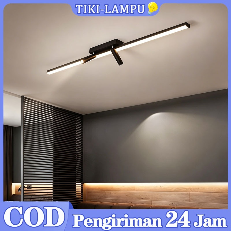 Lampu Plafon Minimalis Lampu Koridor Lorong Toko Pakaian Lampu Hias Strip Panjang dengan Lampu Sorot