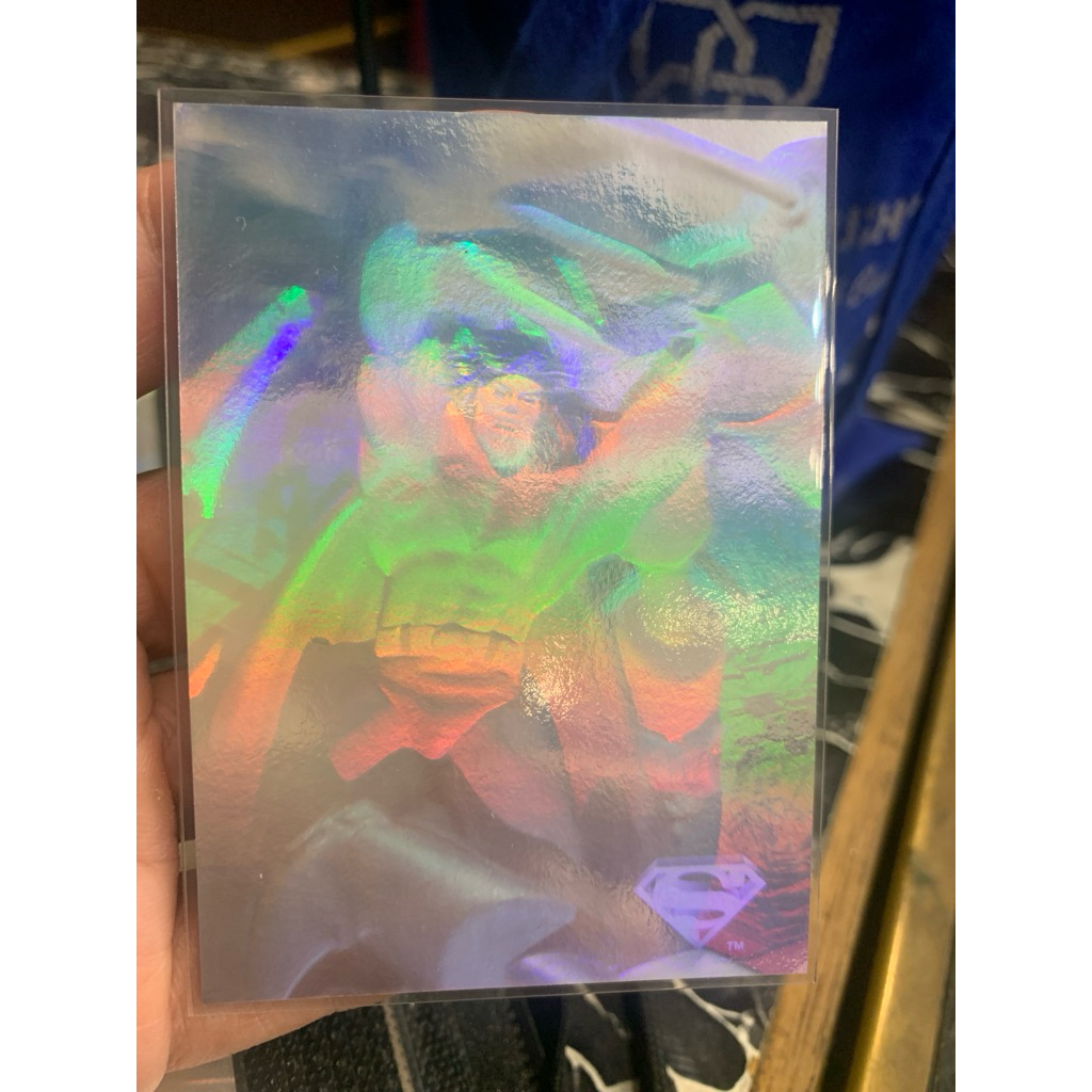 1994 SkyBox DC Stars Cyborg Superman Gold Foil Hologram Chase Card Rare