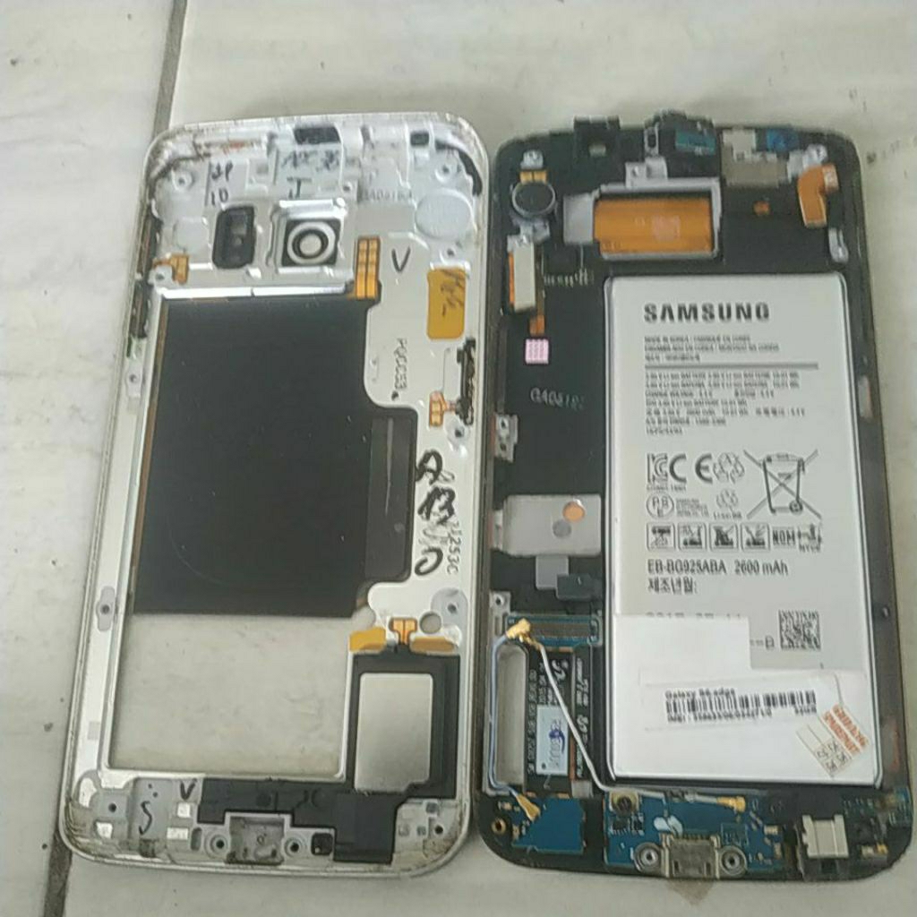 frame bazzel bekas samsung s6 edge dapat sesuai gambar